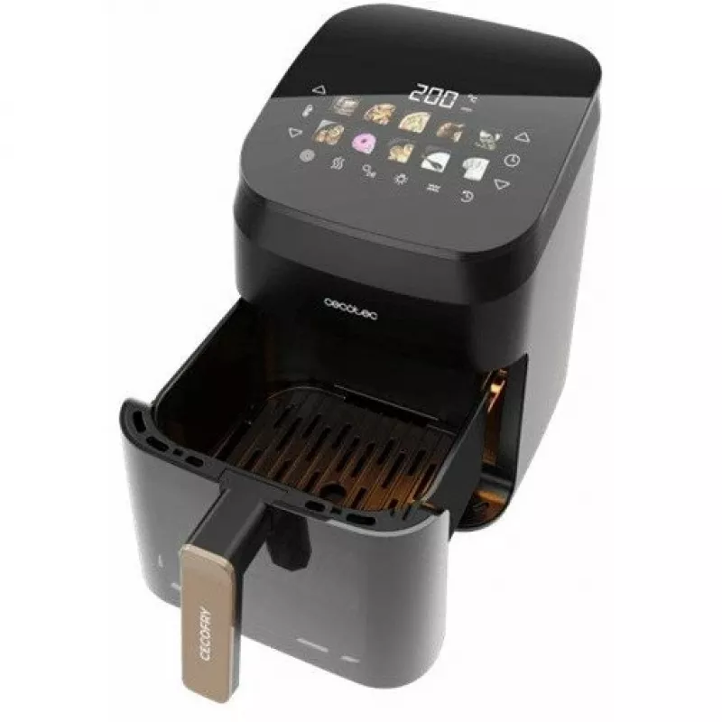Cecotec Cecofry&Grill Smokin' 4500 Air Fryer z Grillem i Wędzarnią, 4.5 L, 1700 W, Czarny