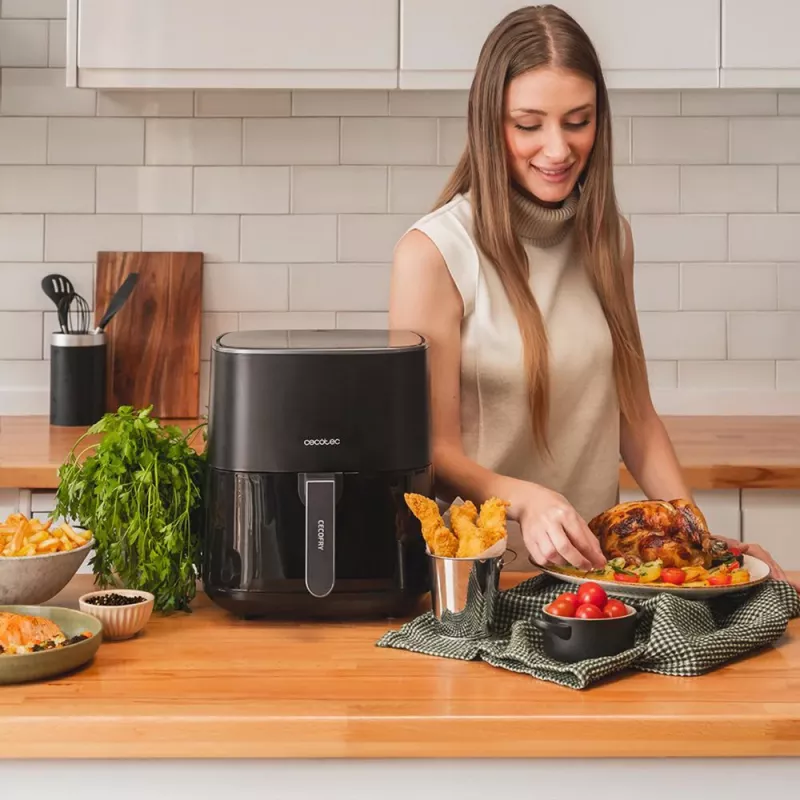 CECOTEC Cecofry Fantastik 5500 Air Fryer, 5.5L, 1500W, Czarny