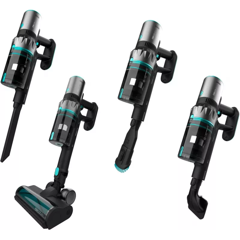Cecotec Conga Rockstar 2500 Thunder Pet Flex Odkurzacz Przewodowy 400W 33.6V 65min Czarny/Niebieski