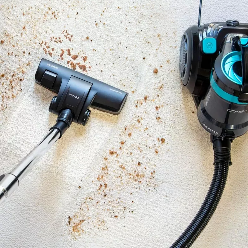 Cecotec Conga Rockstar Cyclonic Plus Odkurzacz Bezworkowy 800W 2L Czarny