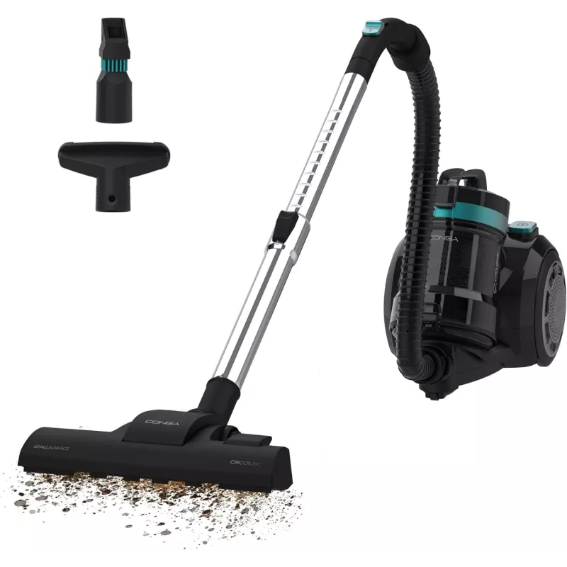 Cecotec Conga Rockstar Cyclonic Plus Odkurzacz Bezworkowy 800W 2L Czarny