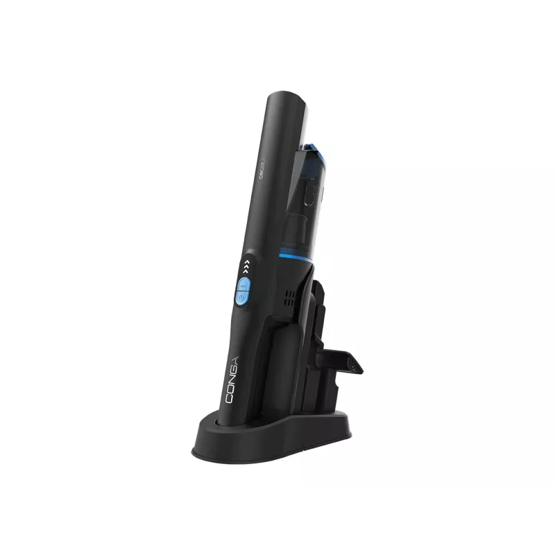 Cecotec Conga Rockstar Micro+ Animal Bezprzewodowy Odkurzacz Ręczny, 200 W, 16,8 V, 40 min Czas Pracy, Czarny