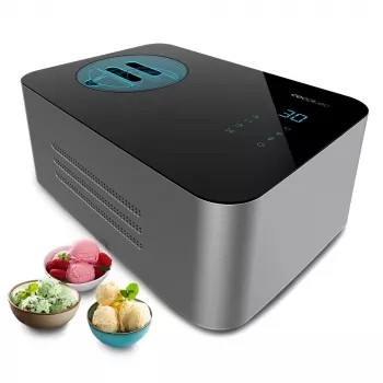 CECOTEC Gelacy 1500 Touch Maszyna do lodów, 1.5L, 150W, Sprężarka, Panel dotykowy, Stal nierdzewna