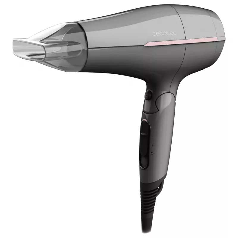 Cecotec IoniCare Power&Go Heaven 2000 W jonowa suszarka do włosów z dyfuzorem, szara