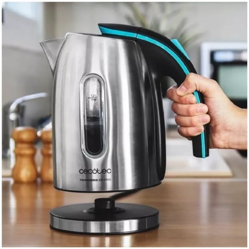 Czajnik elektryczny Cecotec ThermoSense 220 Steel 1630 W 1,2 L Stal nierdzewna 360° obrotowa podstawa