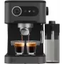 Ekspres do kawy Cecotec Power Espresso 20 Pro Latte, ciśnienie pompy 20 bar, wbudowany spieniacz do mleka, półautomatyczny, czarny, 1350 W