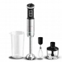 Cecotec Power Neutron 1100MAX Cream&Crush Blender Ręczny 1100W Regulowana Prędkość Turbo Siekacz Czarny/Srebrny