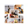 Cecotec Power TitanBlack 1200 XL PerfectCream&Crush Blender ręczny, 1200 W, stal nierdzewna/czarny