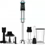 Cecotec Power TitanBlack 1200 XL PerfectCream&Crush Blender ręczny, 1200 W, stal nierdzewna/czarny