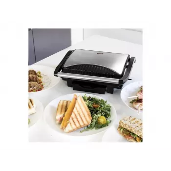 Cecotec Rock'nGrill 1000 Elektryczny Grill 1000 W Czarny/Stal nierdzewna