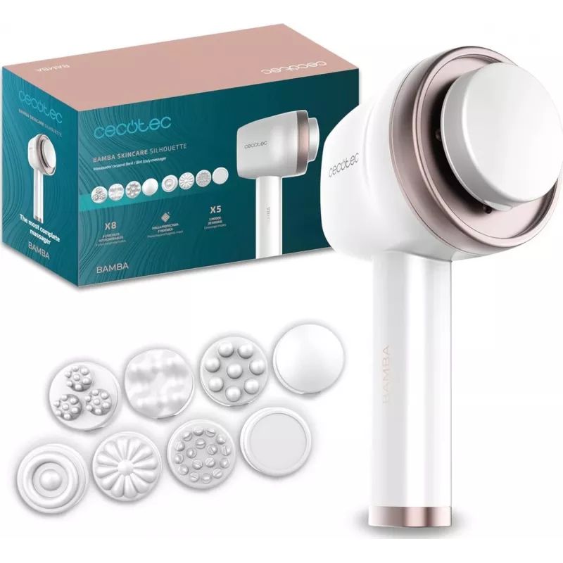 Cecotec SkinCare Push Up Masażer do Twarzy, Biały