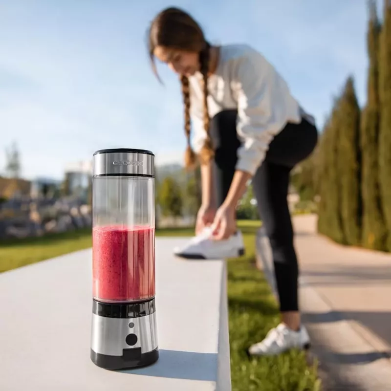 Cecotec Smoothie Blender WanderlustMix USB Przenośny 126 W 0.4 L Kruszenie Lodu Inox