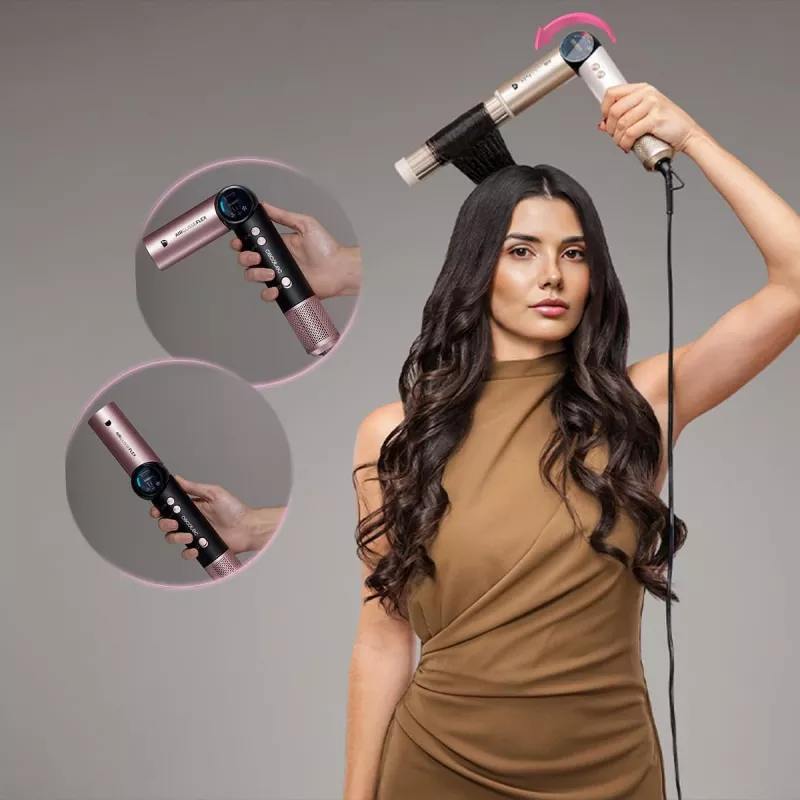 Cecotec Styling Brush AirGlam 14in1 Flex Black Ion Conditioning 32/35 mm 1400 W