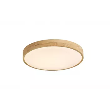 LAMPA SUFITOWA LED NATA 4000K 41CM DREWNO