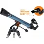 Celestron Inspire 70AZ Refraktor Teleskop 35x Powiększenie Czarny, Niebieski