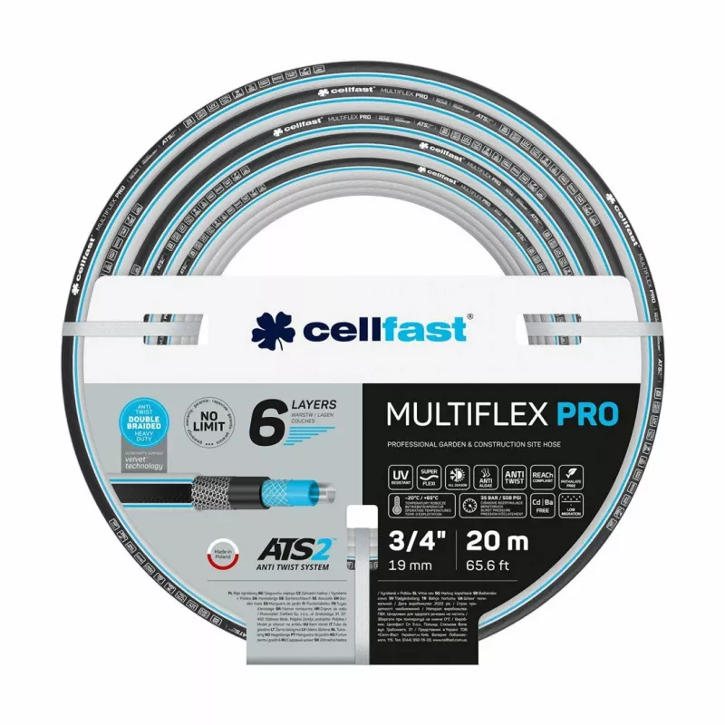 CELLFAST Garden Hose MULTIFLEX PRO ATS2 1 20m