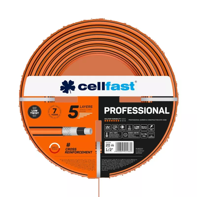 CELLFAST Professional Garden Hose 3/4 inch 30m