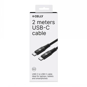 Kabel CELLY USB-C na USB-C 100W Power Delivery