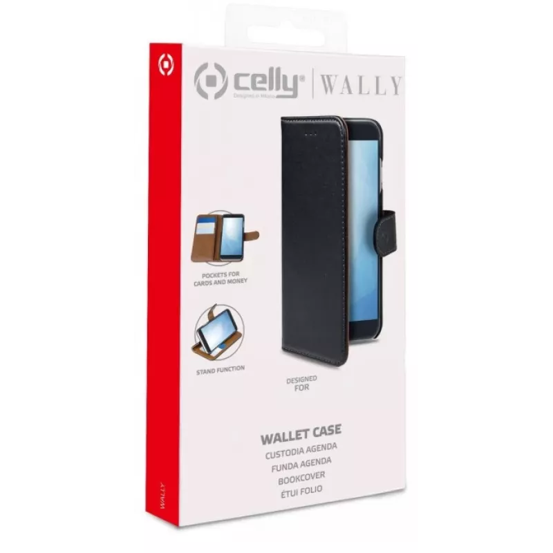 Etui portfelowe CELLY WALLY do Samsung Galaxy A26 5G, czarny