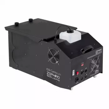 CentoLight Zephiro 1500 Maszyna do niskiej mgły - 1500W Generator mgły przyziemnej z DMX, pilotem bezprzewodowym, zbiornikiem 2,5L
