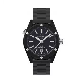 CERTINA DS Action Diver Automatic 43mm Black Dial NATO Strap Men's Watch C041407390510
