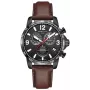CERTINA DS Action Diver Automatyczny Zegarek Męski 42mm Różowe Złoto PVD Brązowy Skórzany Pasek C034654360570