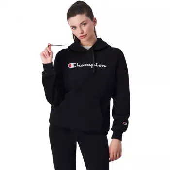 Champion Bluza damska z kapturem Czarny 117529 KK001 XL