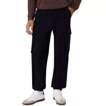 Champion Męskie Woven Cargo Spodnie Czarny 221867 KK001 Rozmiar M