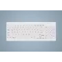 CHERRY Contour Active Key QuickClean AK-C7012 Wired Keyboard, Black, QWERTY, USB, CHERRY SX Scissor Technology, 105 Keys, Slim Design, Disinfectable Surface