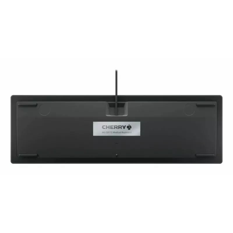 CHERRY Contour Design Active Key AK-C8112 Pełnowymiarowa Przewodowa Klawiatura USB, Przełącznik Nożycowy, Układ QWERTZ, Czarny