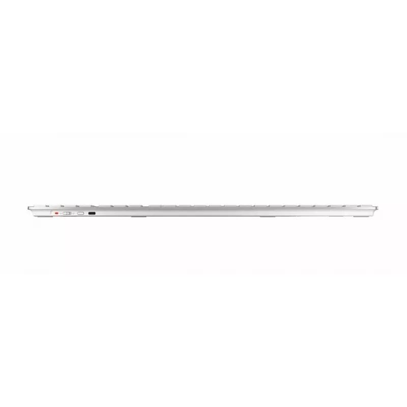 CHERRY DW 9100 SLIM Zestaw klawiatury i myszy bezprzewodowej, QWERTZ, srebrny/biały