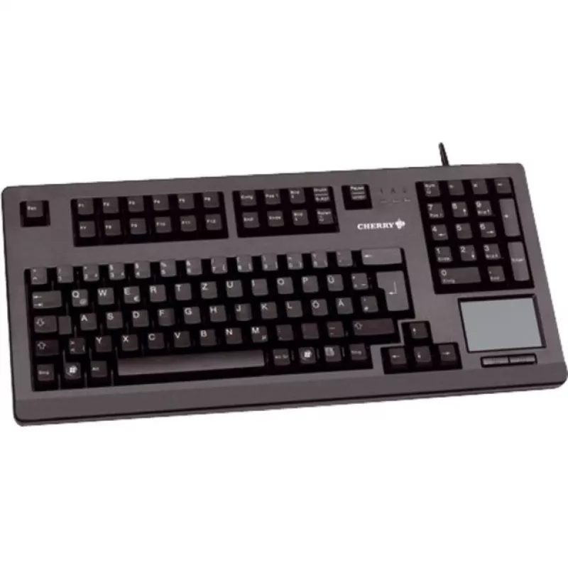 CHERRY MX11900 TouchBoard Kompaktowa klawiatura mechaniczna z trackballem, USB, US QWERTY, czarna