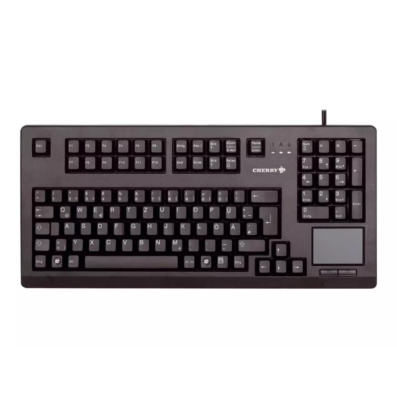 CHERRY MX11900 TouchBoard Kompaktowa klawiatura mechaniczna z trackballem, USB, US QWERTY, czarna