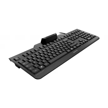 CHERRY SECURE BOARD 1.0 FRANCE Klawiatura, układ francuski AZERTY, przewodowa USB, czarna