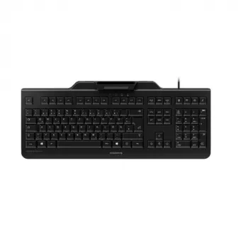 Cherry SECURE BOARD 1.0 Przewodowa klawiatura z czytnikiem NFC, układ UK, czarna