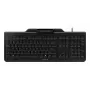 CHERRY SMART BOARD 1150 Przewodowa Klawiatura ze Zintegrowanym Czytnikiem Kart Chipowych, USB, QWERTY, Czarna JK-A1150EU-2