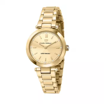 Chiara Ferragni O'Clock Zegarek Damski Kwarcowy Analogowy R1953103504 34 mm Srebrny Stal Nierdzewna