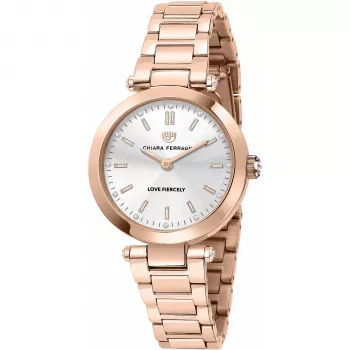 Zegarek damski Chiara Ferragni R1953103505 - 34 mm, stal nierdzewna, srebrna siateczka mediolańska