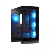 Chieftec Vista Max GX-30B-OP Obudowa mid tower ATX z 4 wentylatorami ARGB i hartowanym szkłem, czarna