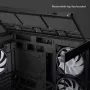 Chieftec Vista Max GX-30B-OP Obudowa mid tower ATX z 4 wentylatorami ARGB i hartowanym szkłem, czarna