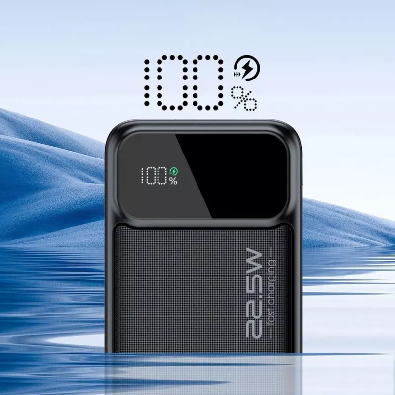 CHOETECH B732 Power Bank 50000 mAh 22.5W PD & QC - Czarny