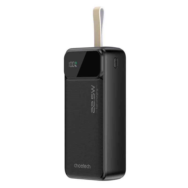 CHOETECH Power Bank 30000 mAh Czarny