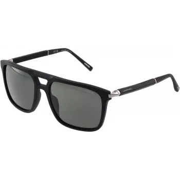 Chopard Męskie Okulary Przeciwsłoneczne Aviator w Złotym Kolorze z Brązowymi Polaryzacyjnymi Soczewkami SCH391-59703P