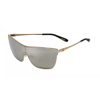 Okulary przeciwsłoneczne Chopard SCHC20S99300G dla kobiet, złota oprawka, brązowe gradientowe szkła, oversize motyl