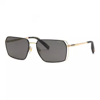CHOPARD SCHG90-60302P Okulary przeciwsłoneczne męskie polaryzacyjne Gunmetal Grey 60/17/145 mm