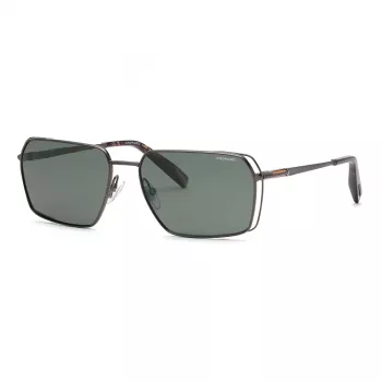 Chopard SCHG90-60568P Męskie okulary przeciwsłoneczne pilot – szare soczewki, oprawka gunmetal