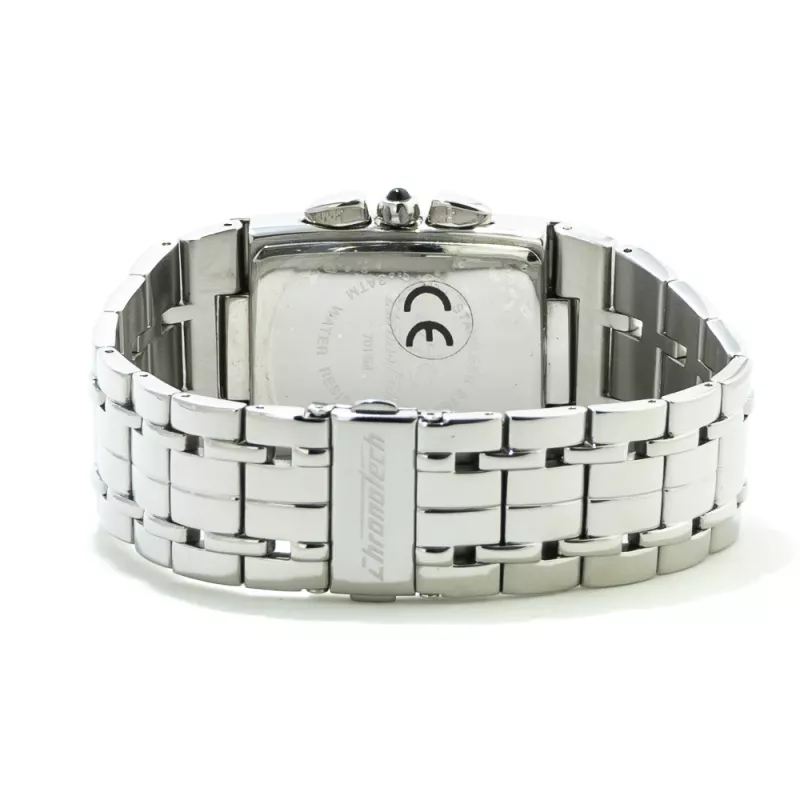 CHRONOTECH CT7018B-05M Unisex Zegarek Analogowy 28mm Stal Nierdzewna Srebrny