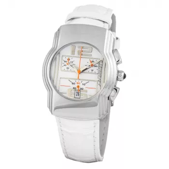 CHRONOTECH CT7280M-06 Męski Zegarek Kwarcowy Analogowy 38mm Stal Nierdzewna Czarna Tarcza Skórzany Pasek