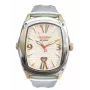 CHRONOTECH CT7696M-11 Unisex Analog Quartz Watch 42mm Stainless Steel Black Leather