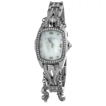 CHRONOTECH Woman CT7008LS-16M 28mm Stal nierdzewna Kwarcowy Zegarek Analogowy Srebrny